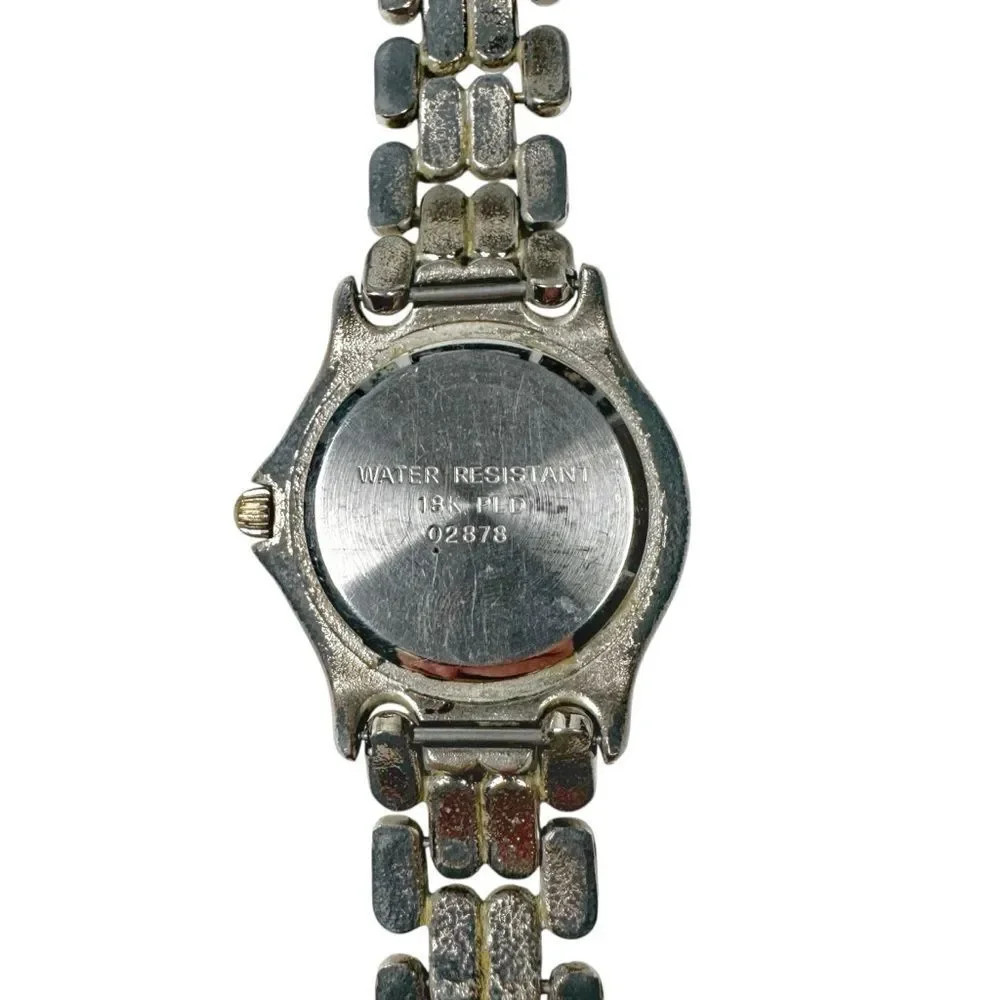 Vintage Andre Cheval Quartz Watch Water Resistant 18K PLD Japan Movement 80s 90s